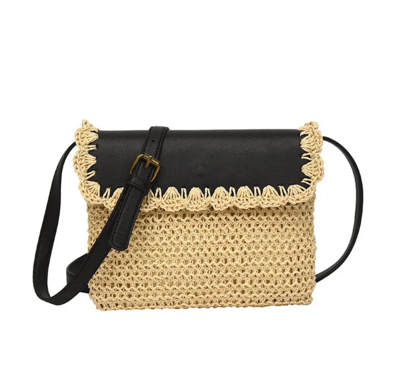 Crossbody Straw bag