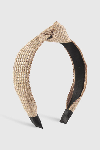 Raffia Knotted Headband