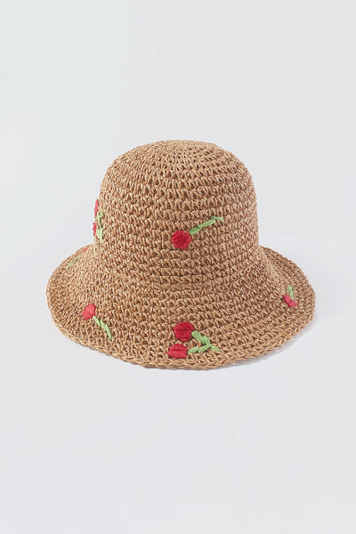 Raffia Crochet Hat