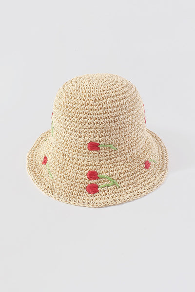 Raffia Crochet Hat