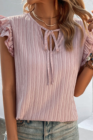 Blush Ruffle Top