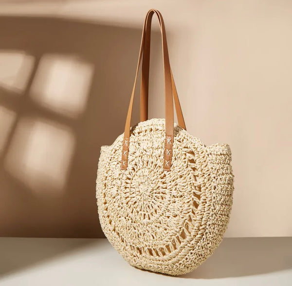 Round Straw Bag