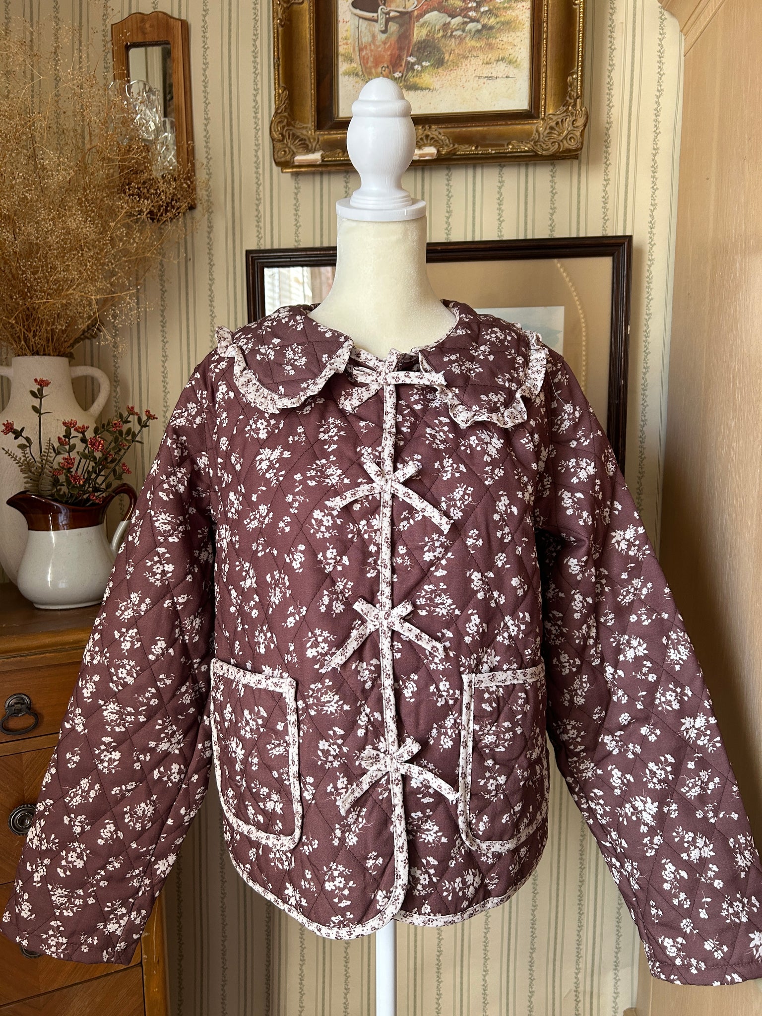 Floral Collar Jacket