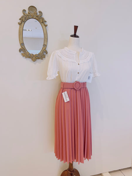 Midi Pleated Skirt