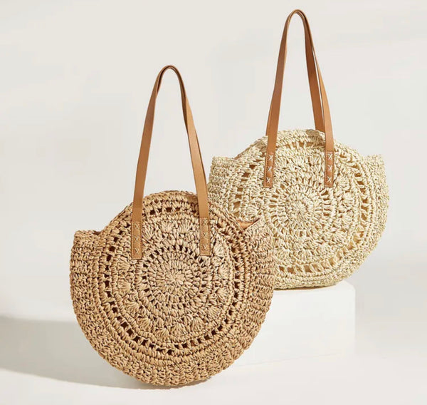 Round Straw Bag