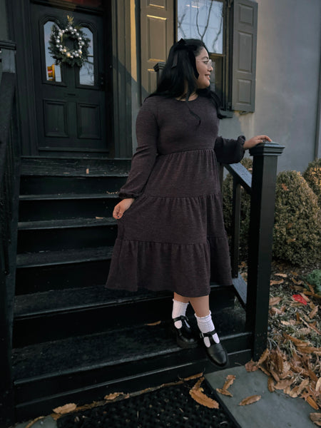 Charcoal Sweater Dress