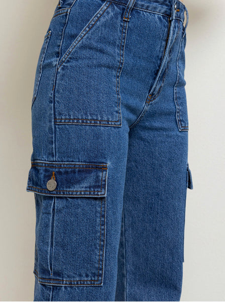 Cargo Boyfriend Jeans