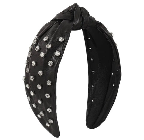 Leather headband