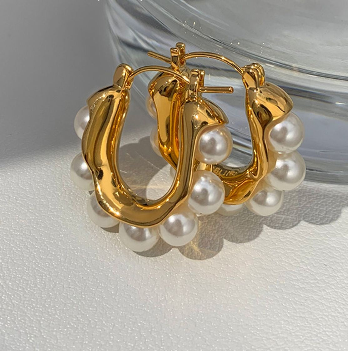 Pearl Hoops