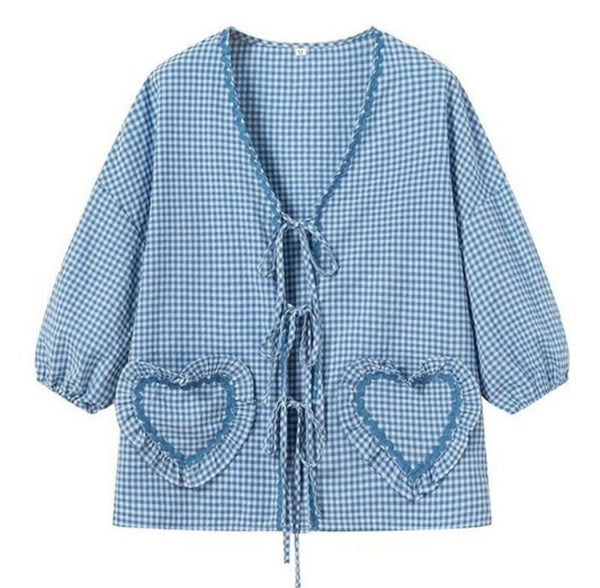 Blue Heart Top