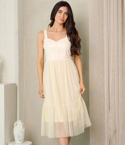 White Tulle Dress