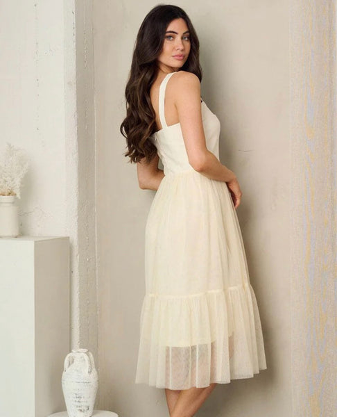 White Tulle Dress