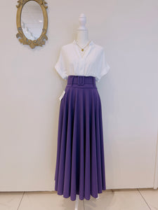 Purple Maxi Skirt