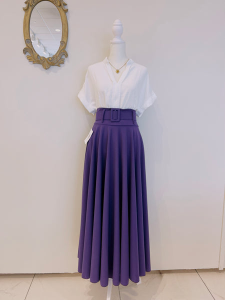 Purple Maxi Skirt