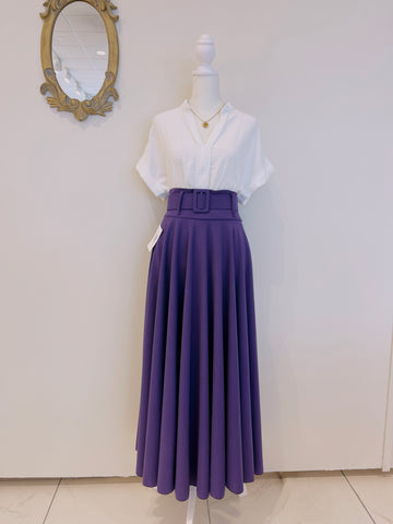 Purple Maxi Skirt