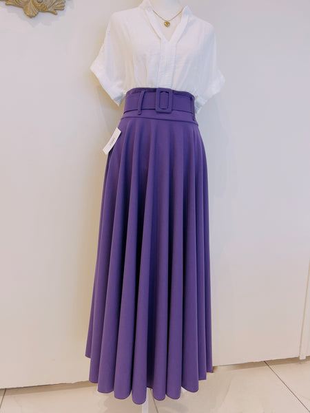 Purple Maxi Skirt