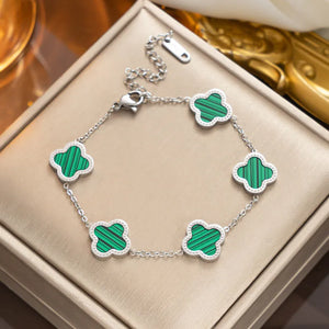 Green Silver Bracelet