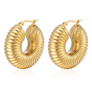 Twill Hollow Earrings