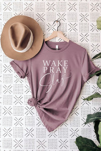 Wake Pray Graphic Tee