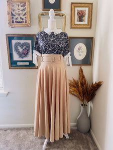 Beige Maxi Skirt