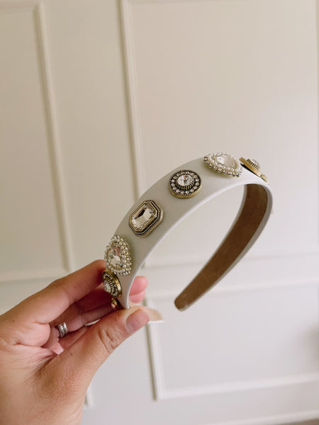 Pearl Heart Headband