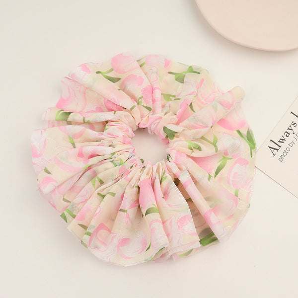 Flower Cloth Hair Tie